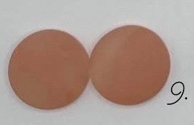 18mm Matte Marble Circle