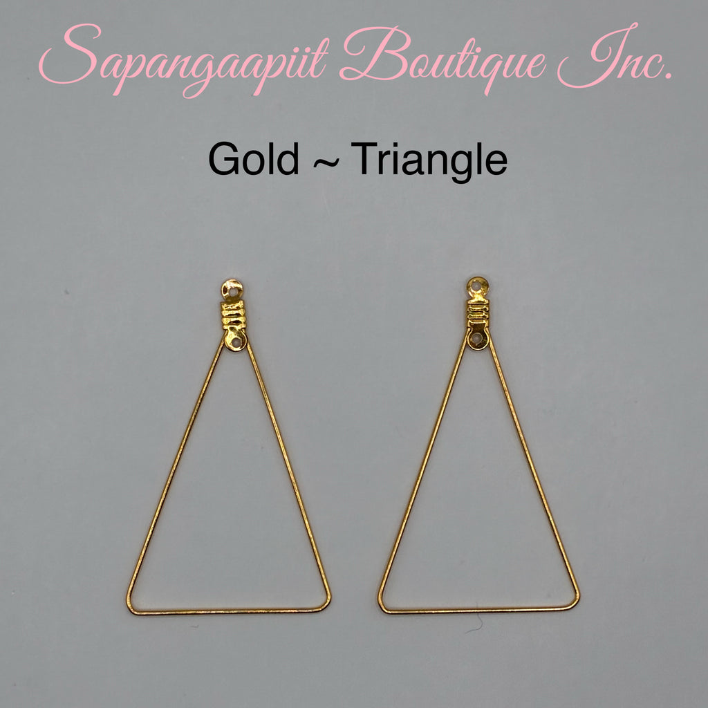 Geometric earring wires