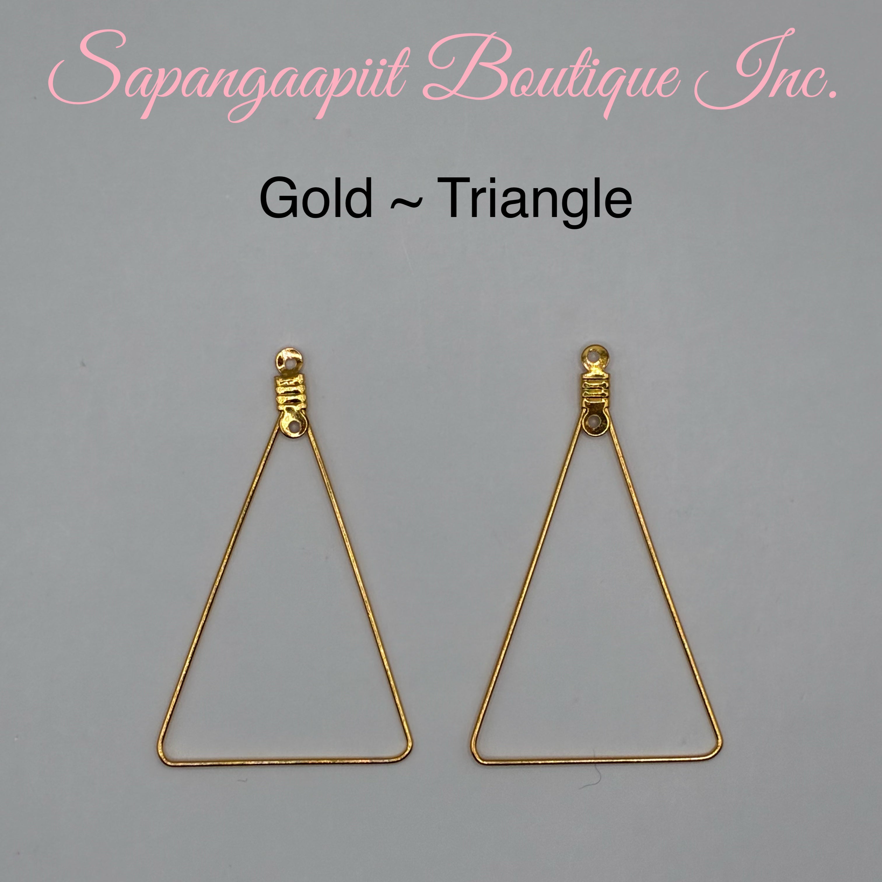 Geometric earring wires