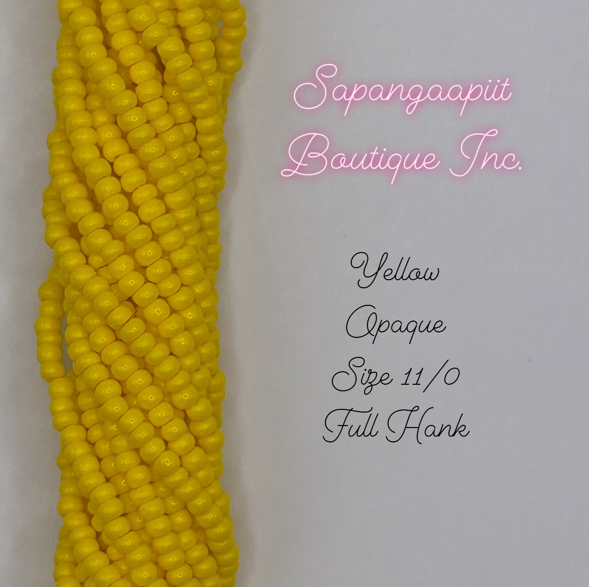 Seed bead full hanks 11/0