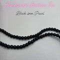 4mm Pearl - Black