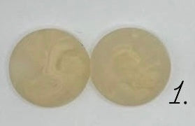 18mm Matte Marble Circle