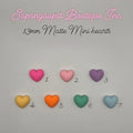 Mini Matte Hearts