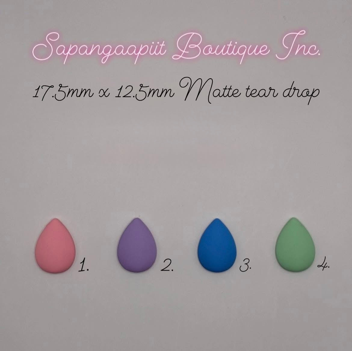 Matte Teardrop