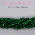 Green Silver-Lined - Round Seed Beads - Size 8/0