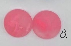 18mm Matte Marble Circle