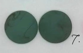 18mm Matte Marble Circle