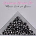 4mm Bicone - Metallic Silver