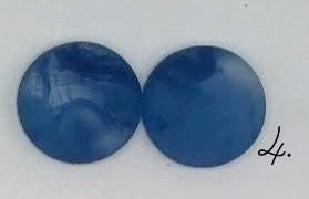 18mm Matte Marble Circle