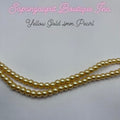 4mm Pearl - Yellow Gold