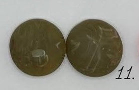 18mm Matte Marble Circle