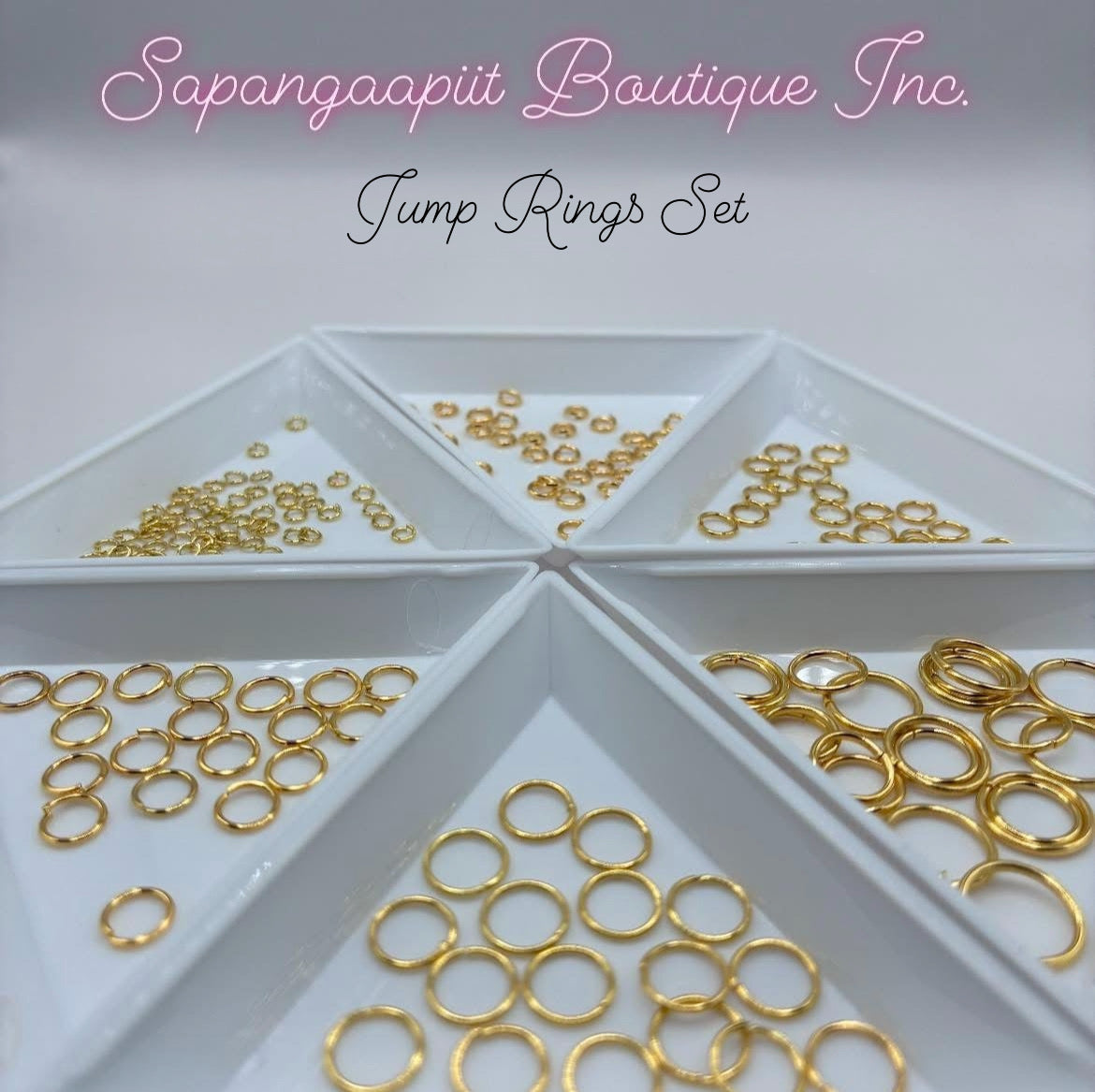 Jump Rings Set - Gold