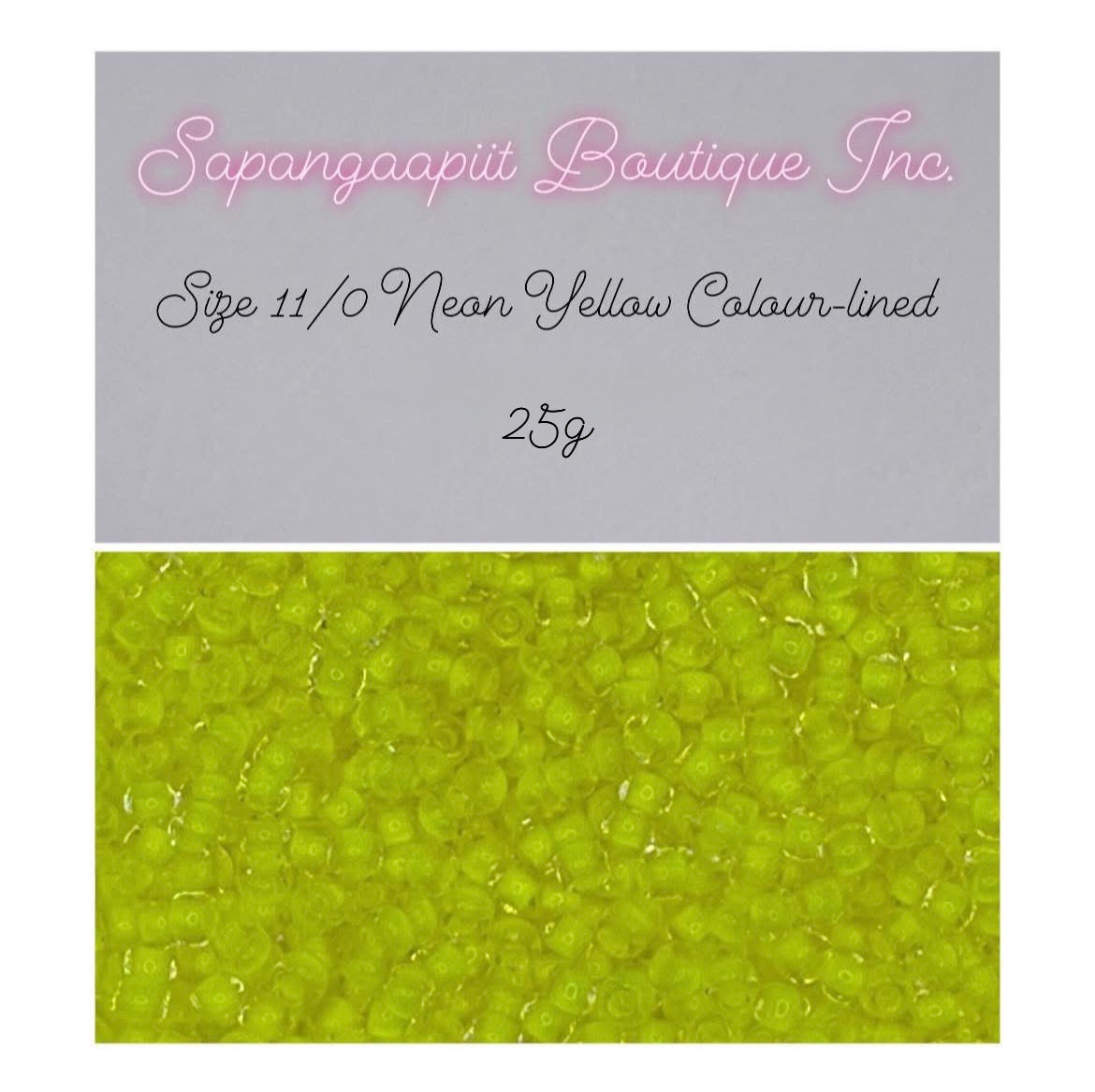 Round Seed Beads - Size 11/0 - 25g