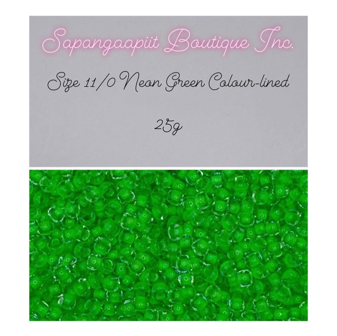 Round Seed Beads - Size 11/0 - 25g