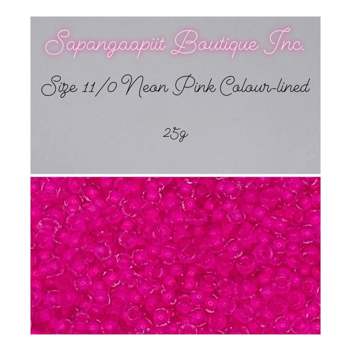 Round Seed Beads - Size 11/0 - 25g