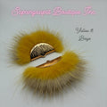 Two-toned Mink Fur - Yellow/Biege
