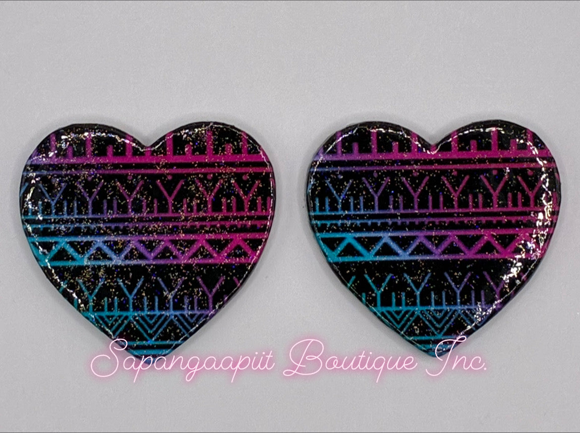 24mm Kakiniit Tattoo on Black Heart