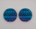 20mm Kakiniit Tattoo on Blue Circle
