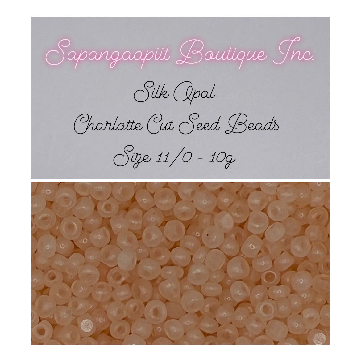 Silk Opal - Charlotte True Cut Beads - Size 11/0