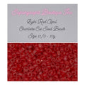 Opale Rouge Clair - Perles Charlotte True Cut - Taille 11/0