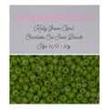 Kelly Green Opal - Charlotte True Cut Beads - Size 11/0