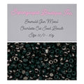Emerald Gun Metal - Charlotte True Cut Beads - Size 11/0