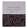 Amethyst White Lined - Charlotte True Cut Beads - Size 11/0