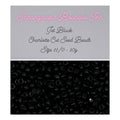 Noir jais - Perles Charlotte taille 11/0 coupe nette