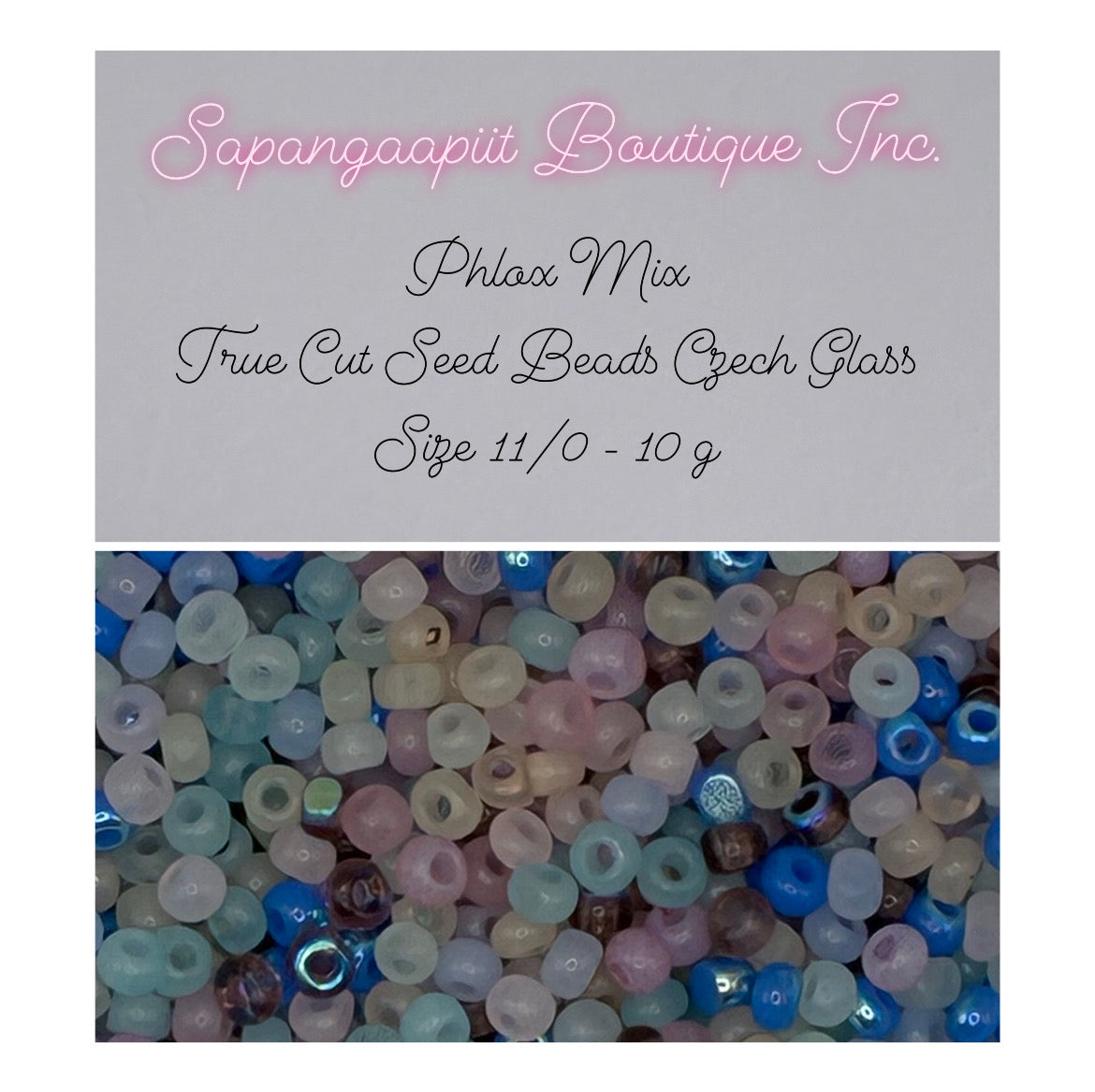 Phlox Mix - Charlotte True Cut Beads - Size 11/0