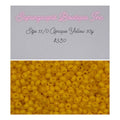 Opaque Yellow - Round Seed Beads - Size 11/0