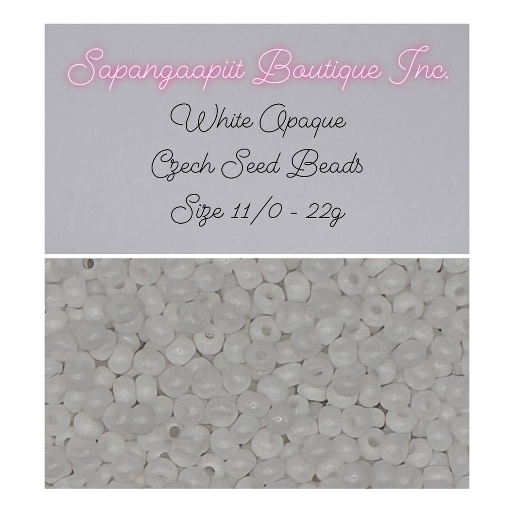 Opaque White 03050 Preciosa 11/0 Seed beads