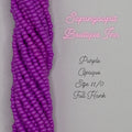 Purple Opaque - Size 11/0