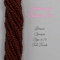 Brown Opaque - Size 11/0