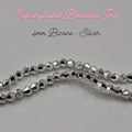 4mm Bicone - Silver