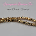 4mm Bicone - Bronze