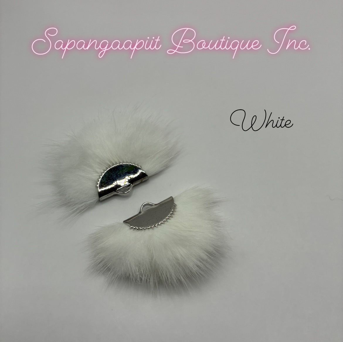 Mink Fur - Silver Tassel