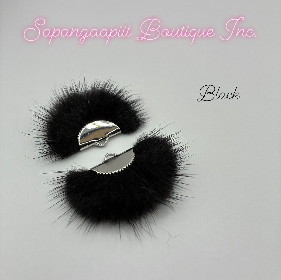 Mink Fur - Silver Tassel
