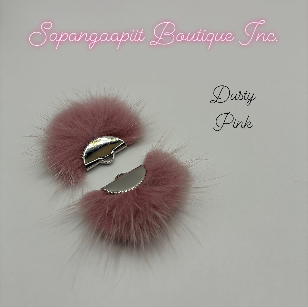 Mink Fur - Silver Tassel