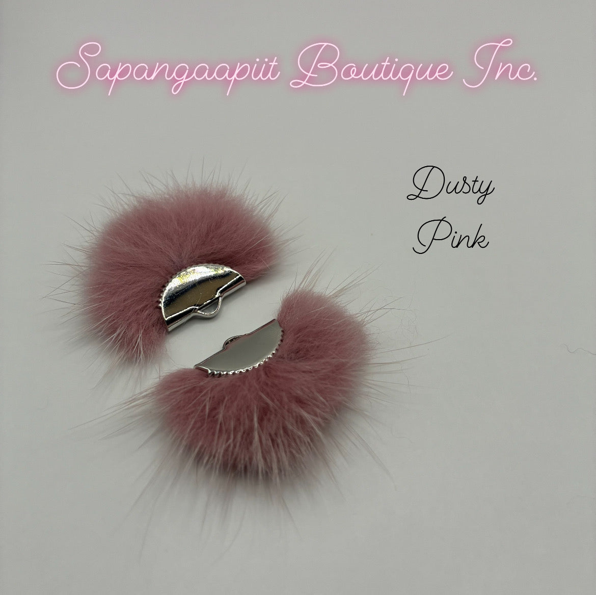 Mink Fur - Silver Tassel