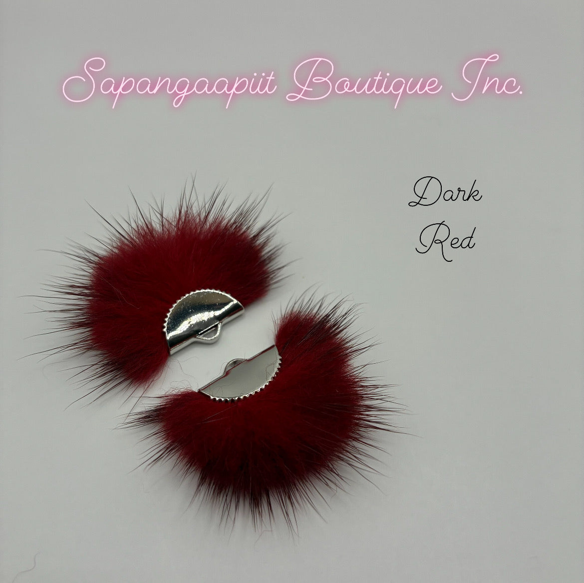 Mink Fur - Silver Tassel