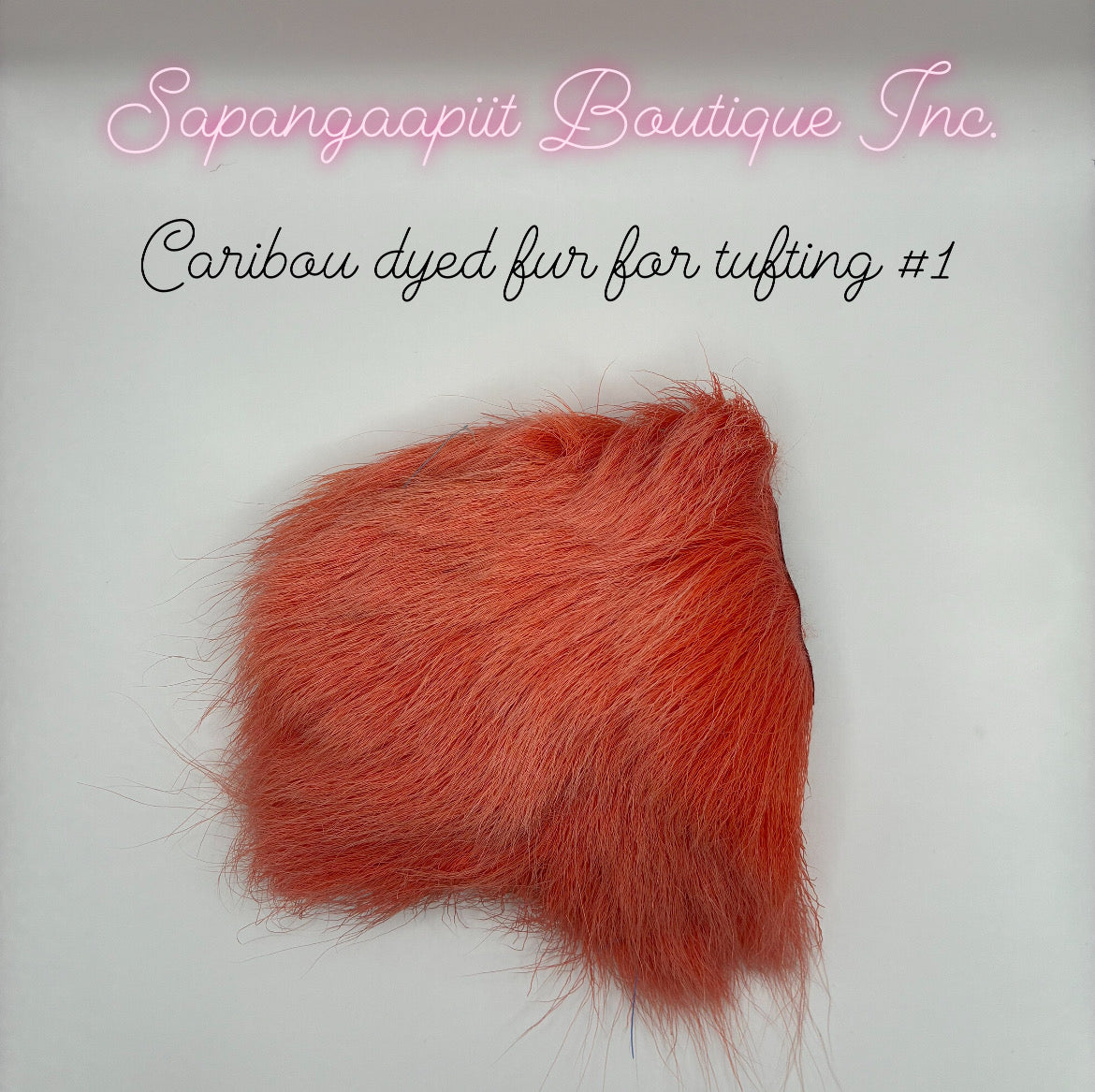 Caribou Dyed Fur for Tufting