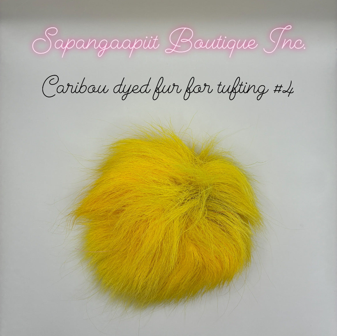 Caribou Dyed Fur for Tufting