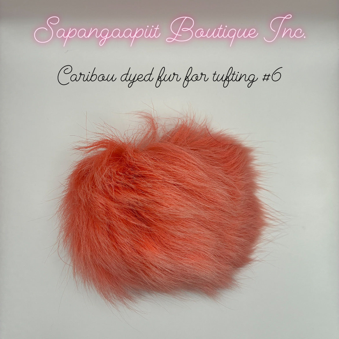 Caribou Dyed Fur for Tufting