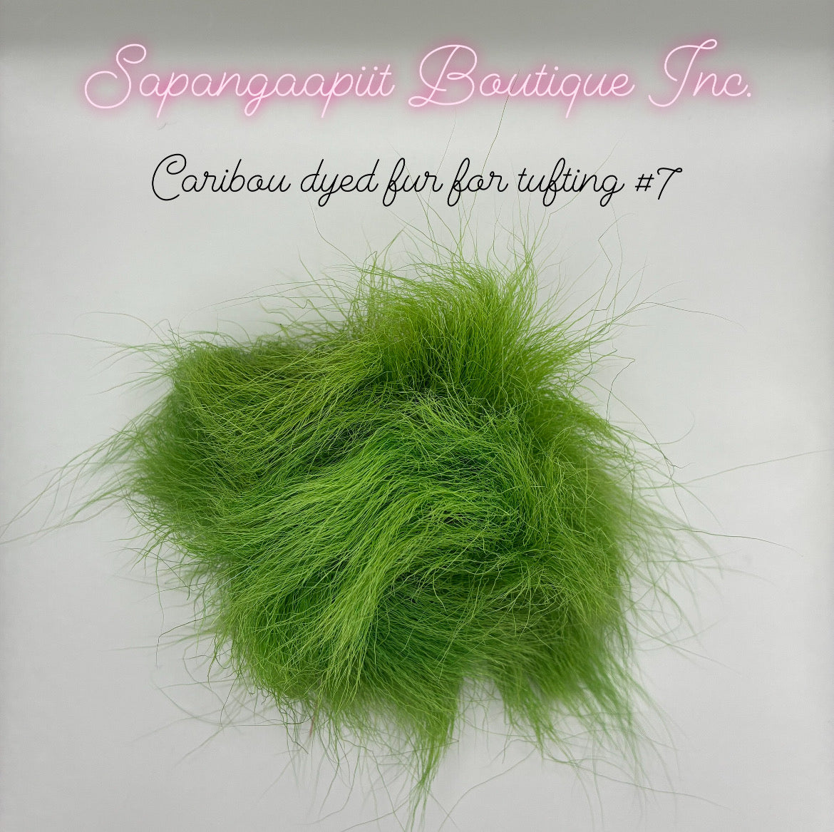 Caribou Dyed Fur for Tufting