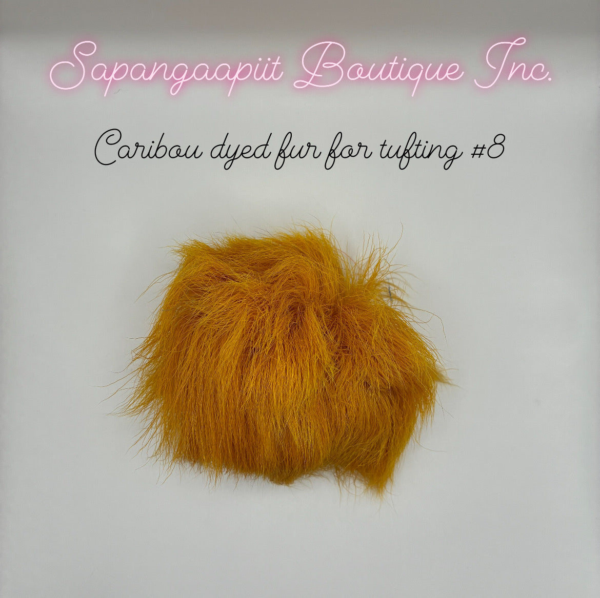 Caribou Dyed Fur for Tufting
