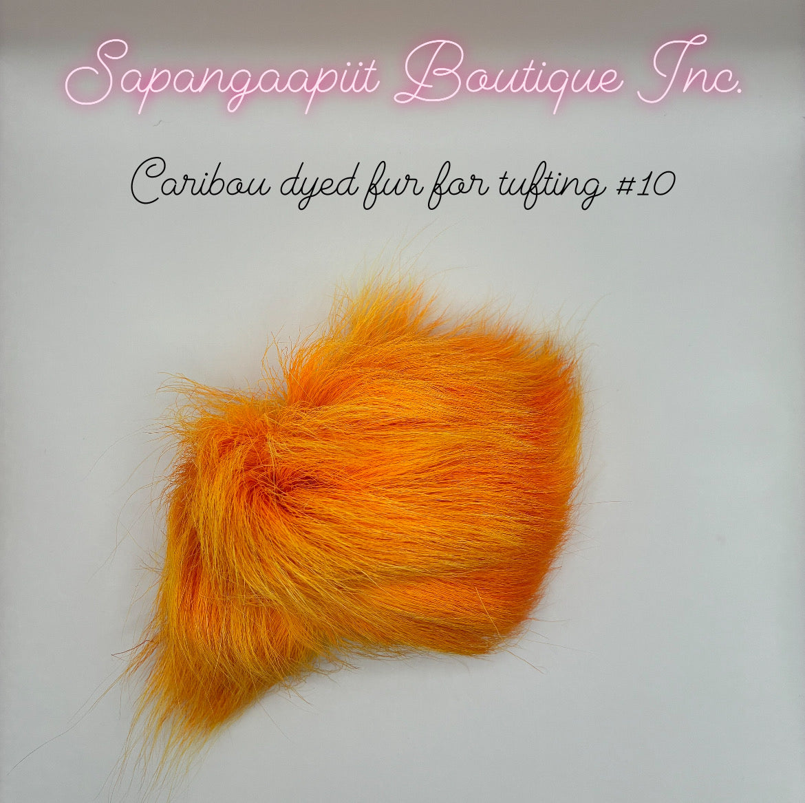 Caribou Dyed Fur for Tufting