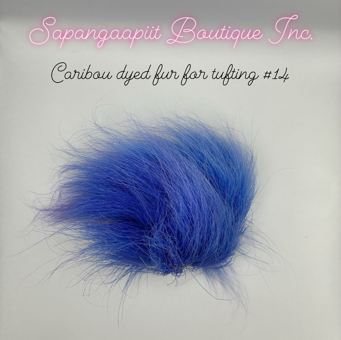 Caribou Dyed Fur for Tufting