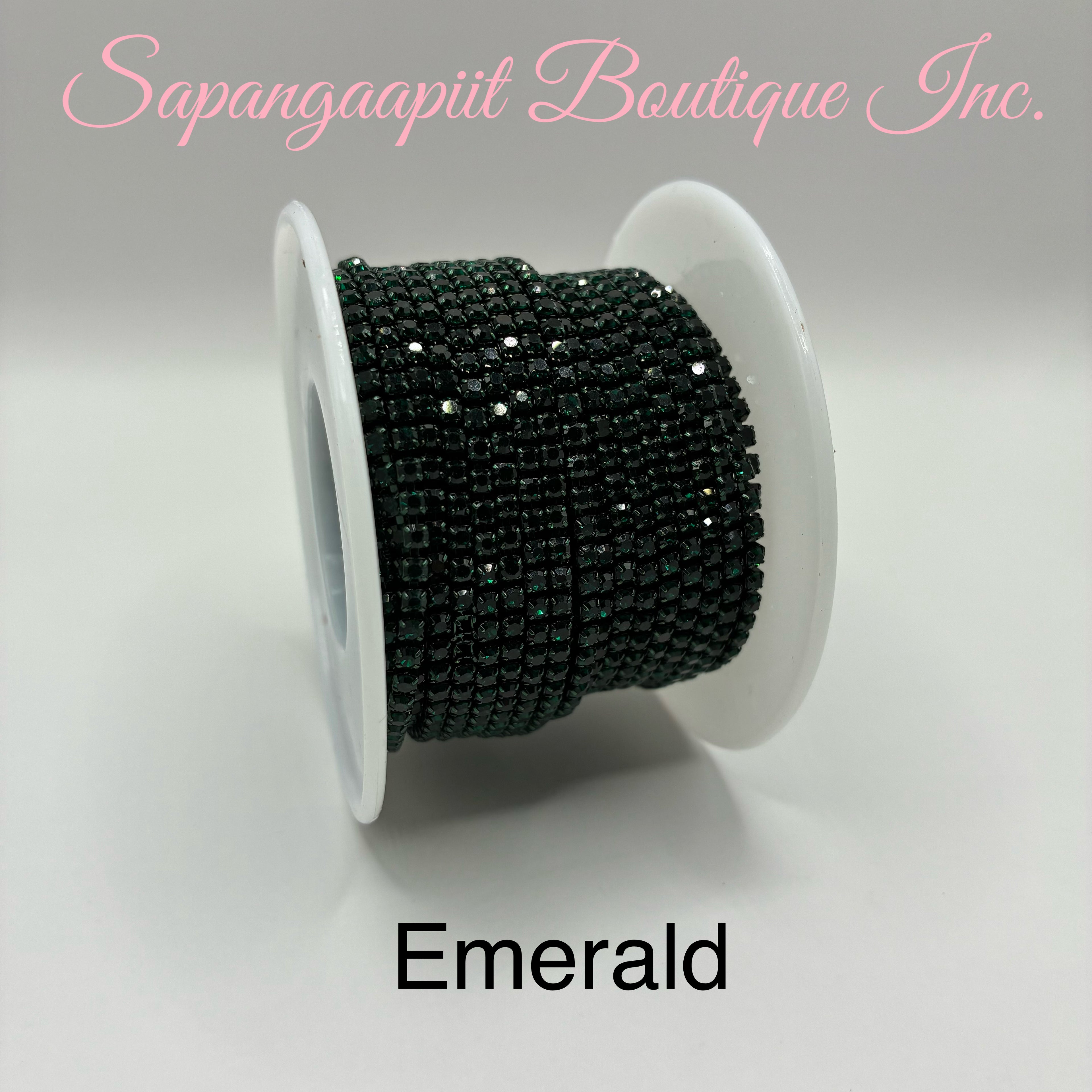 Rhinestone on Coloured Chain