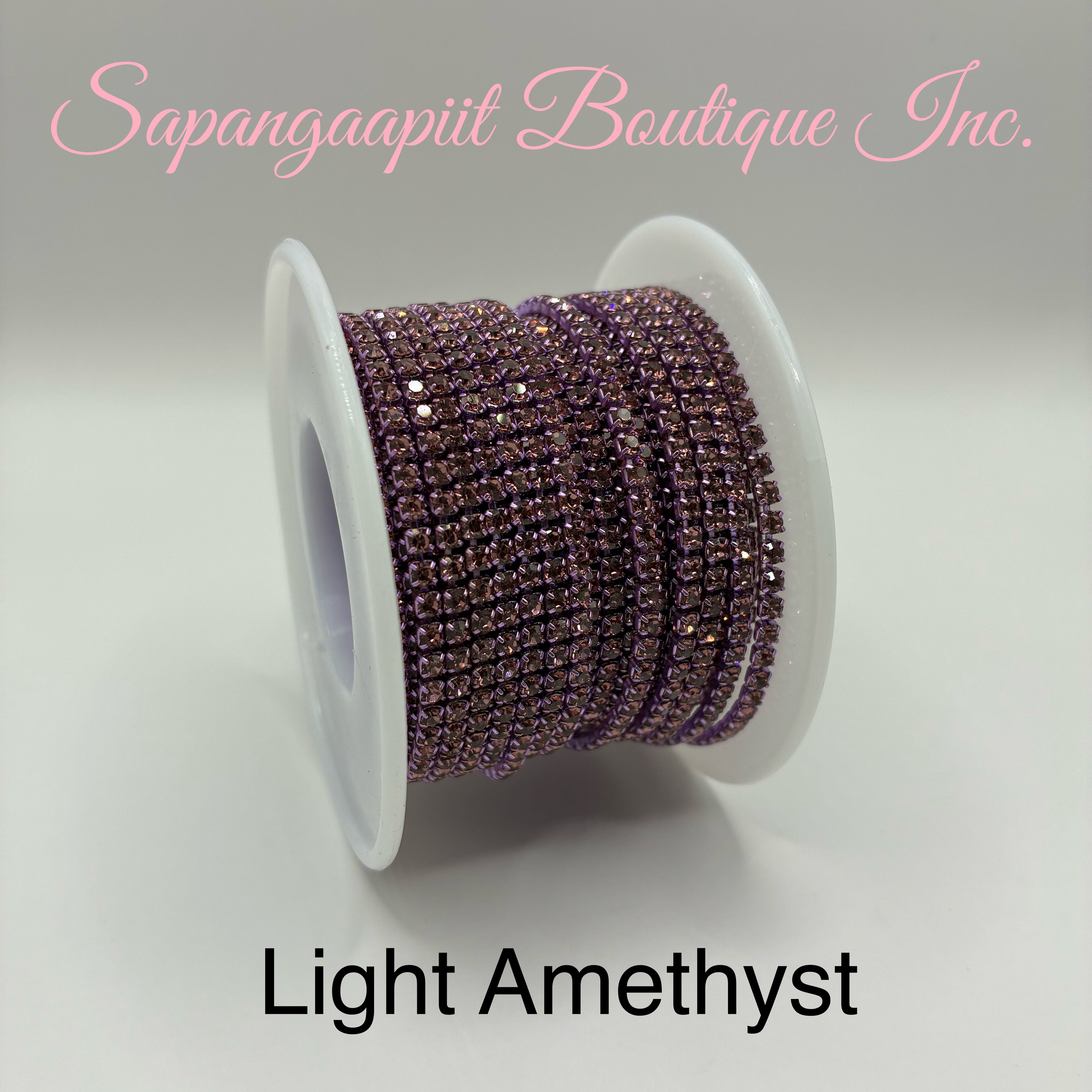 Rhinestone on Coloured Chain