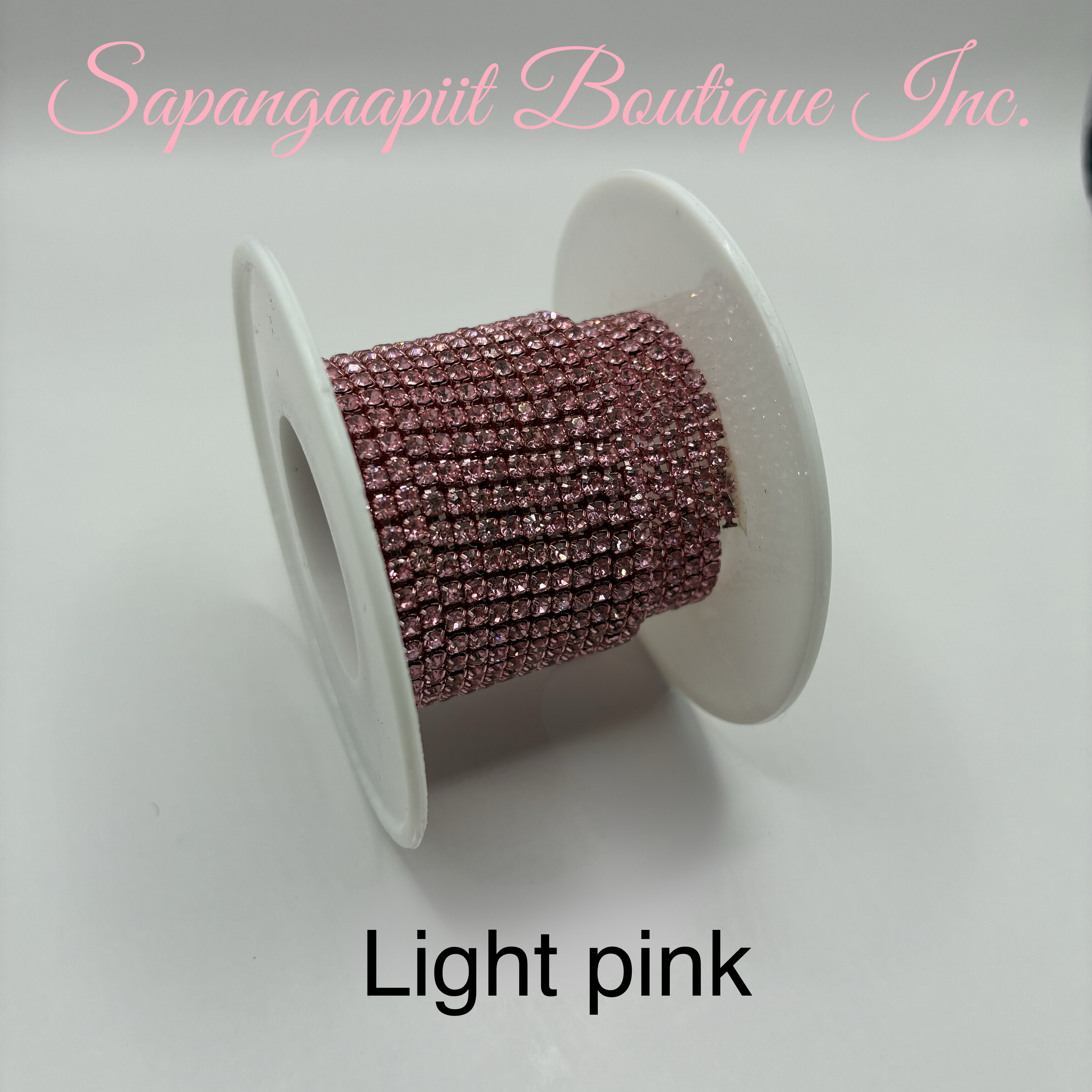 Rhinestone on Coloured Chain